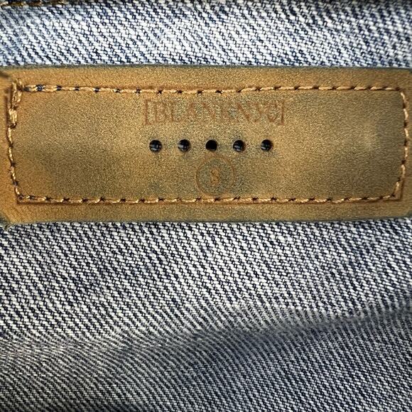 Blank NYC Denim Jean Jacket Women's Size Small Studding Preppy 90s Rocker Barbie - Picture 10 of 11